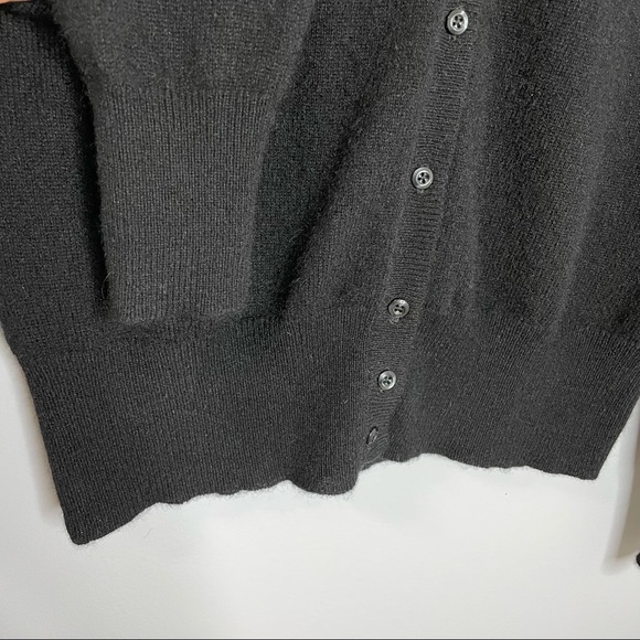 Lord and Taylor Black Cashmere Cardigan - Picture 4 of 8